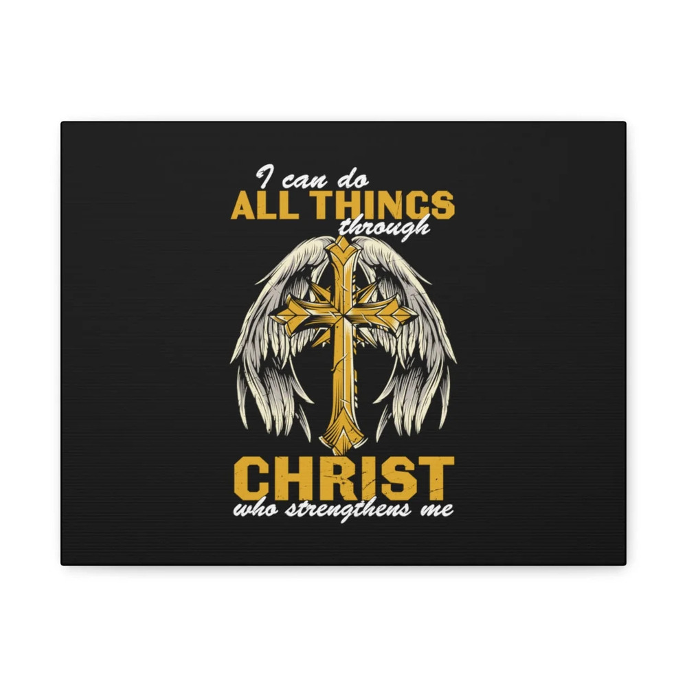 Scripture Walls All Things Through Christ Philippians 4:13 Christian Wall Art